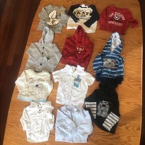 Boys 6-9 month tops lot